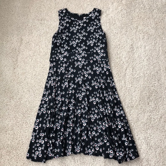 LOFT Dresses & Skirts - 4/$20 Loft Outlet Dress Size 4 Black White Red Floral Print